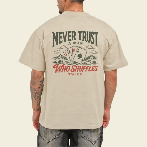 SHUFFLES TWICE